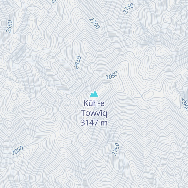 Map of Kūh-e Towvīq