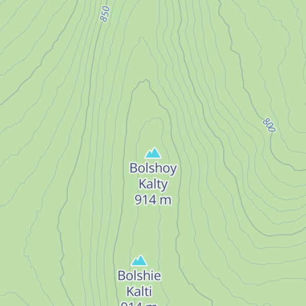 Map of Bolshoy Kalty