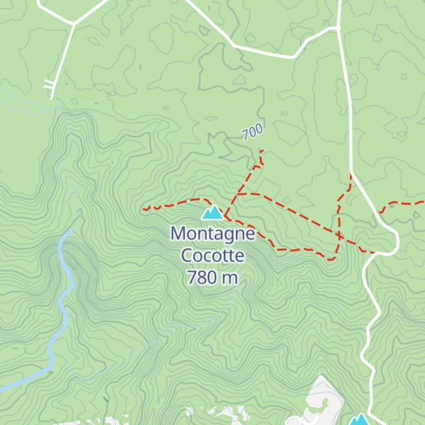 Map of Montagne Cocotte