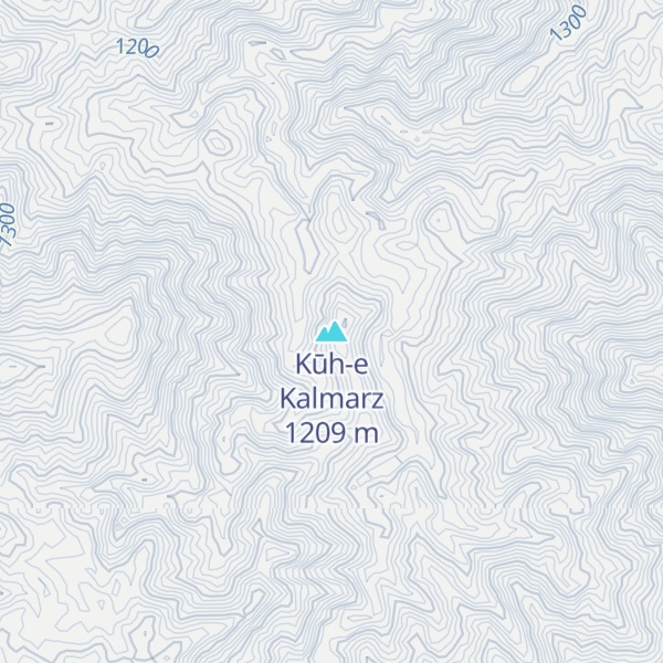 Map of Kūh-e Kalmarz