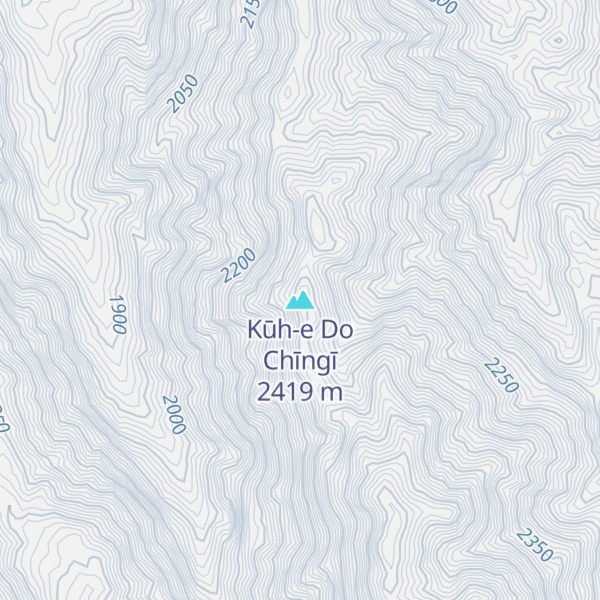 Map of Kūh-e Do Chīngī