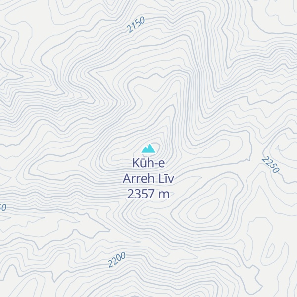 Map of Kūh-e Arreh Līv