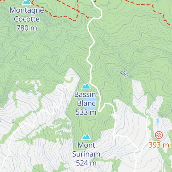 Map of Bassin-Blanc