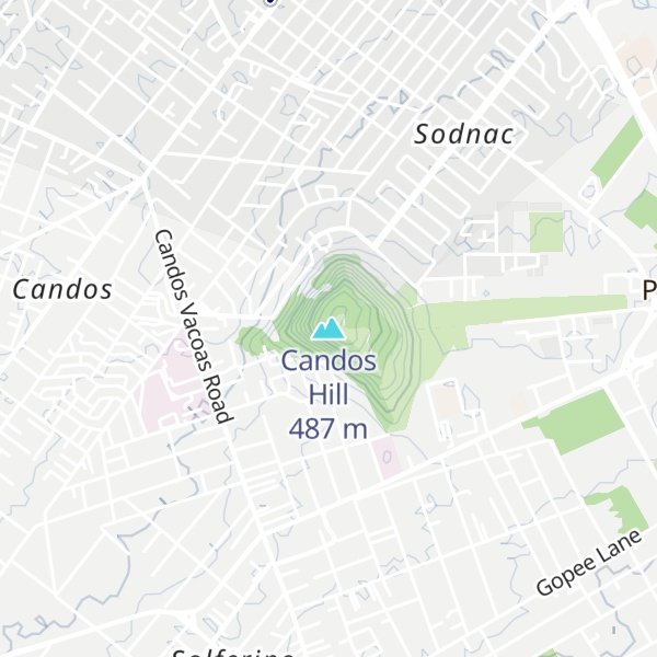 Map of Candos Hill
