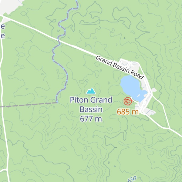 Map of Piton Grand Bassin