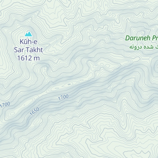 Map of Kūh-e Bāghgāh