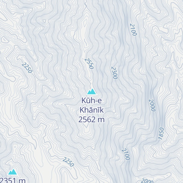 Map of Kūh-e Khānīk