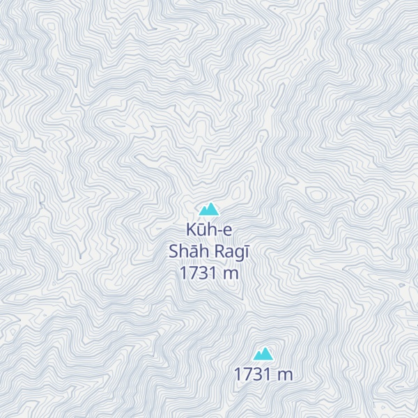 Map of Kūh-e Shāh Ragī