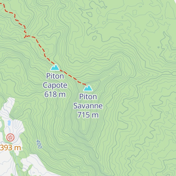 Map of Piton Savanne