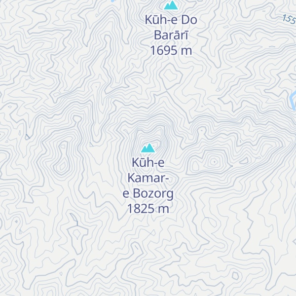 Map of Kūh-e Kamar-e Bozorg