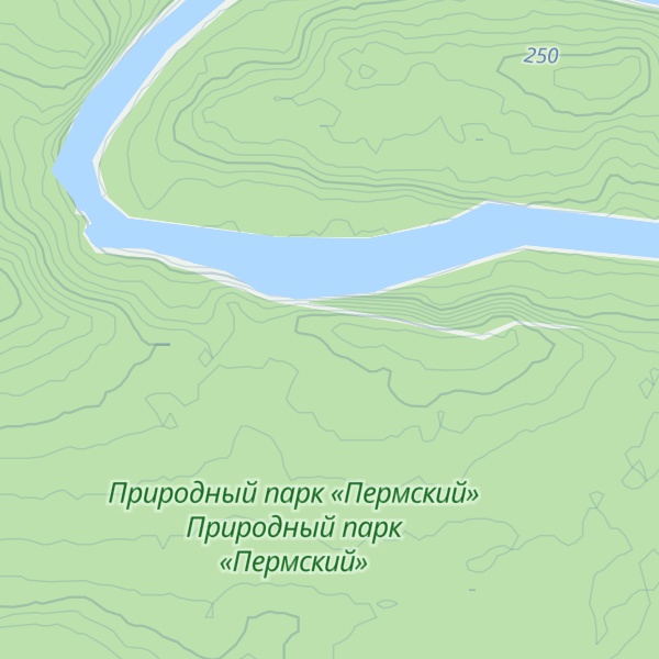 Map of Skala Kamen' Omut