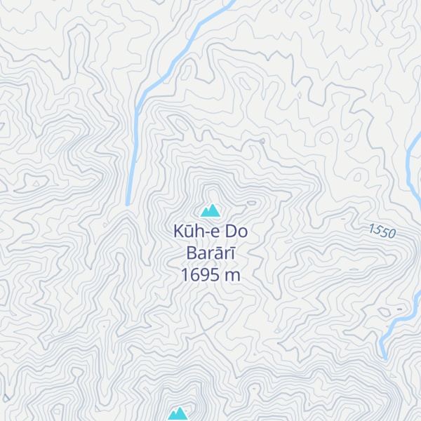 Map of Kūh-e Do Barārī