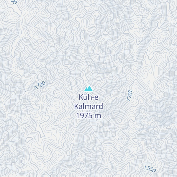 Map of Kūh-e Kalmard