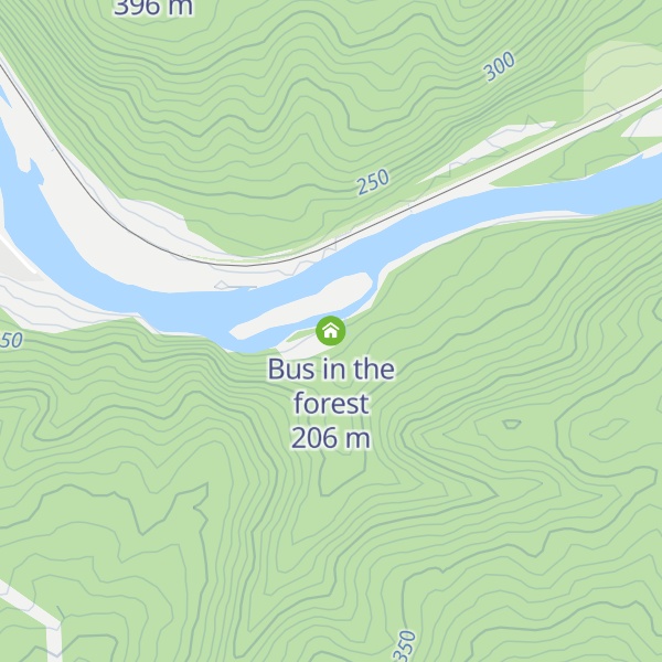 Map of Bus in the forest