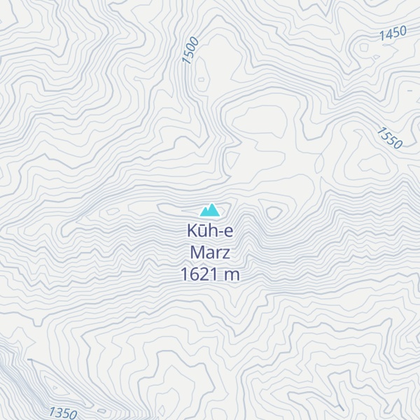 Map of Kūh-e Marz