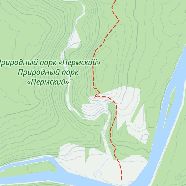 Map of Skala Povorotnii (Panoramnii) Kamen