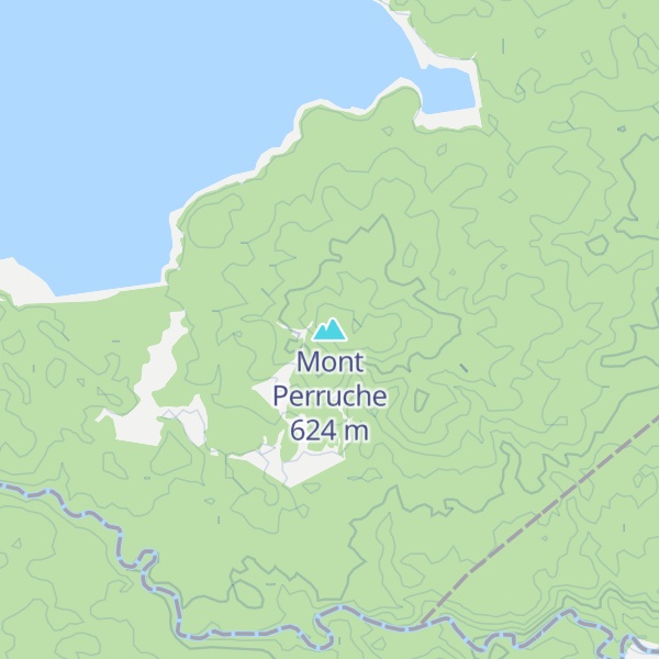 Map of Mont Perruche