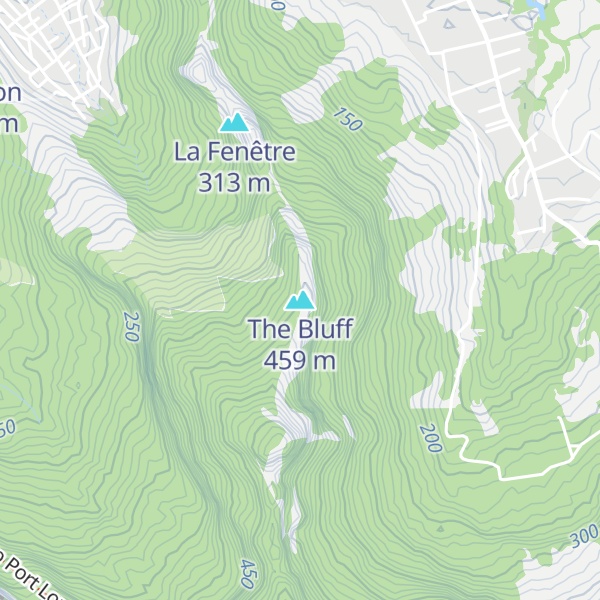 Map of The Bluff