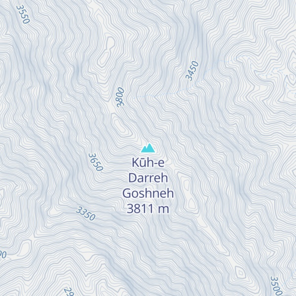 Map of Kūh-e Darreh Goshneh