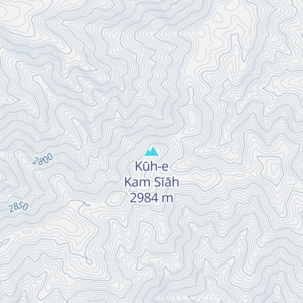 Map of Kūh-e Kam Sīāh