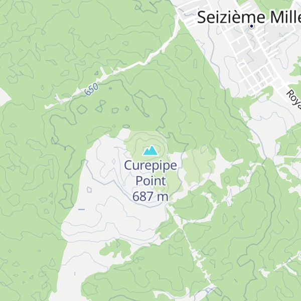 Map of Curepipe Point