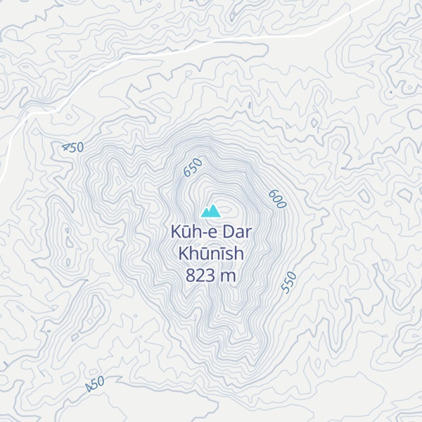 Map of Kūh-e Dar Khūnīsh