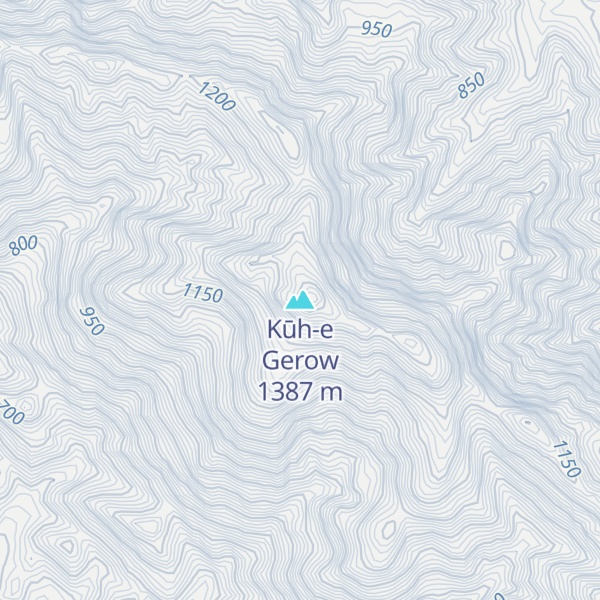 Map of Kūh-e Gerow