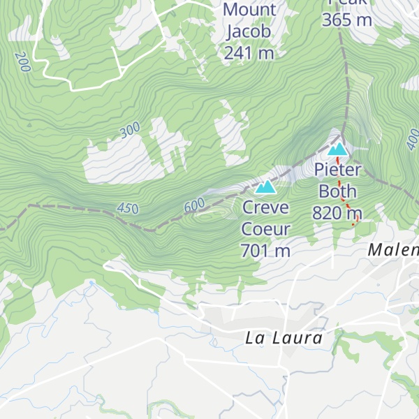 Map of Grand Glacis