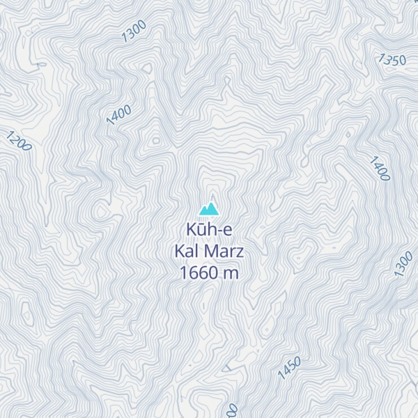 Map of Kūh-e Kal Marz