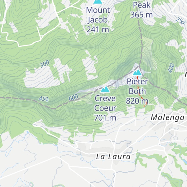 Map of Grand Peak