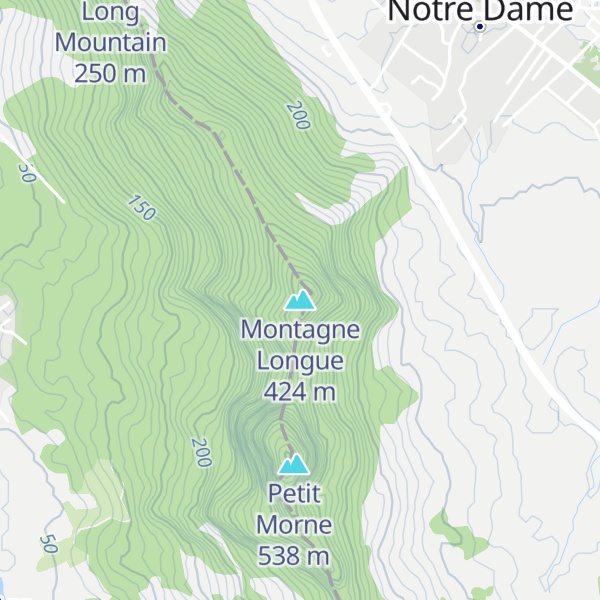 Map of Montagne Longue