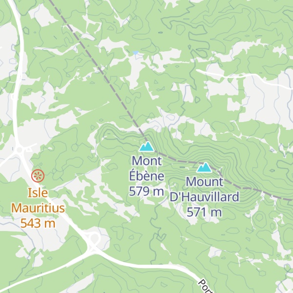 Map of Mont Ébène