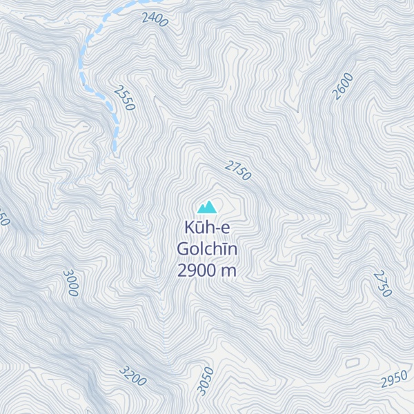 Map of Kūh-e Golchīn