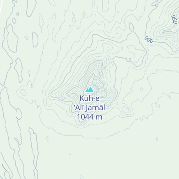 Map of Kūh-e ‘Alī Jamāl