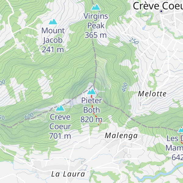 Map of Pieter Both