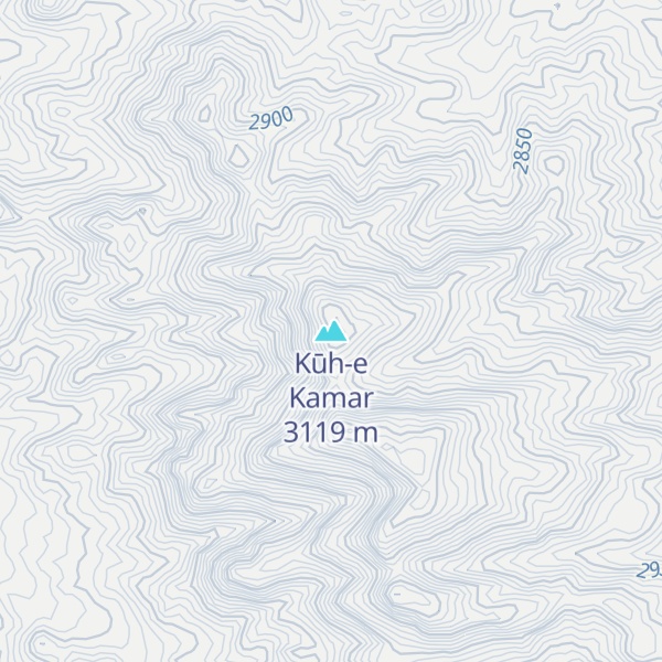 Map of Kūh-e Kamar