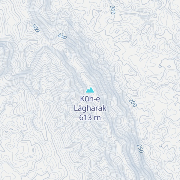 Map of Kūh-e Lāgharak