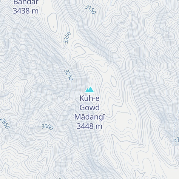 Map of Kūh-e Gowd Mādangī
