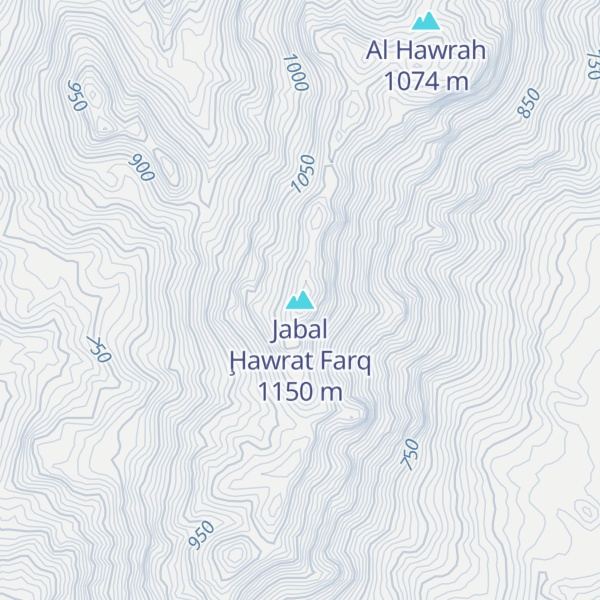 Map of Jabal Ḩawrat Farq