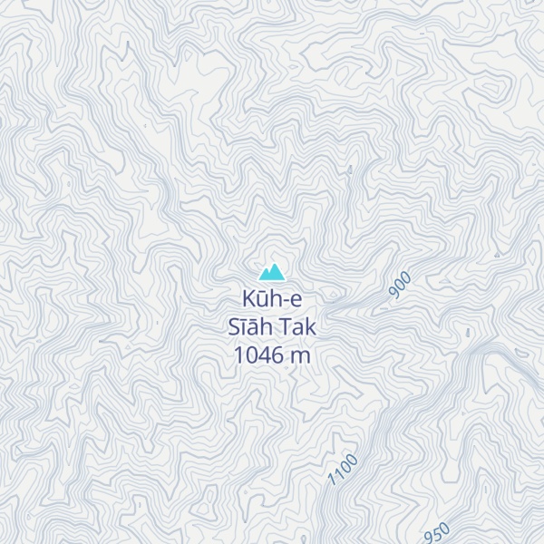 Map of Kūh-e Sīāh Tak
