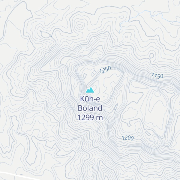 Map of Kūh-e Boland