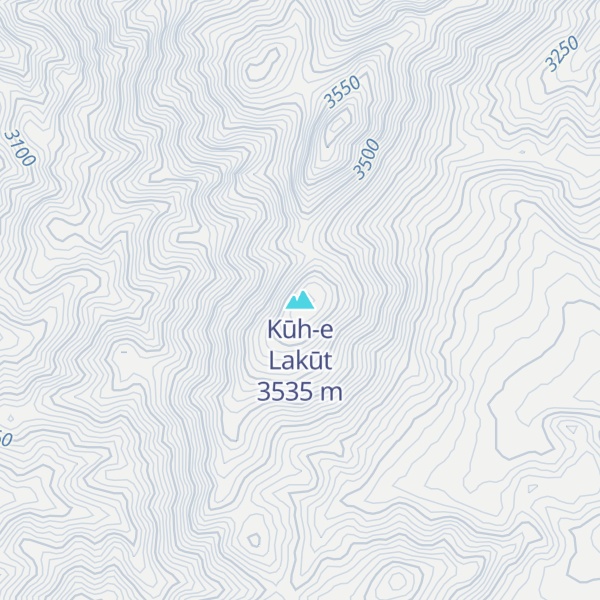 Map of Kūh-e Lakūt