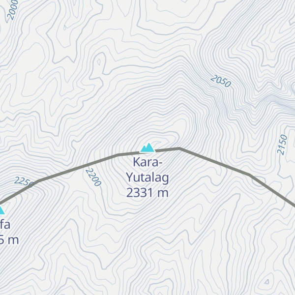 Map of Kara-Yutalag