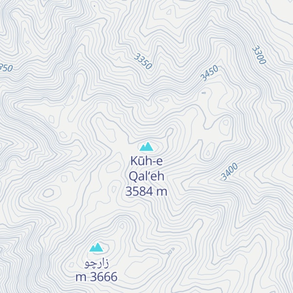 Map of Kūh-e Qal‘eh