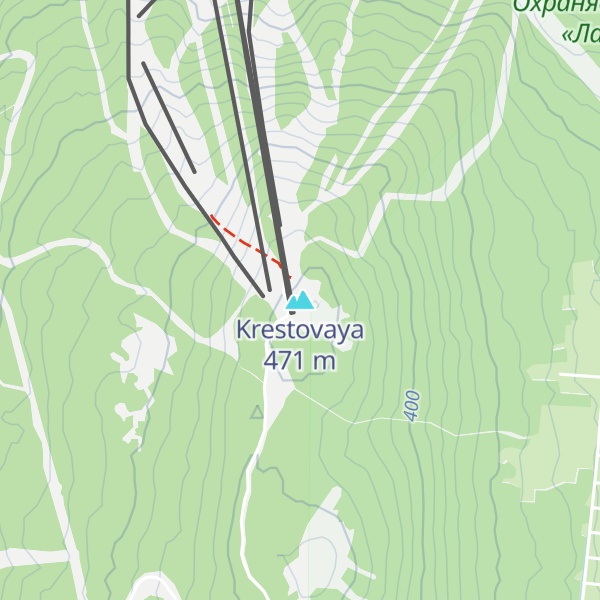 Map of Krestovaya