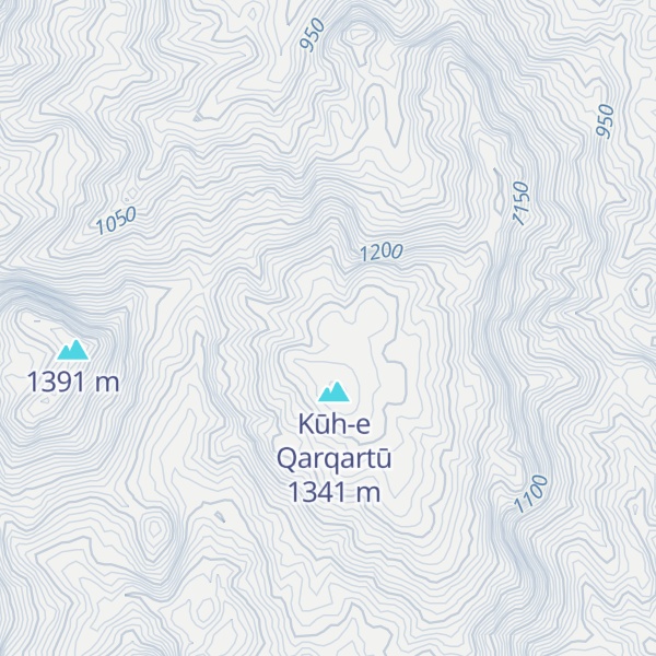 Map of Kūh-e Kar Fatū