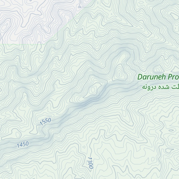 Map of Kūh-e Kalāgh Rīdeh