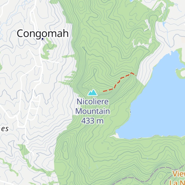 Map of Nicoliere Mountain