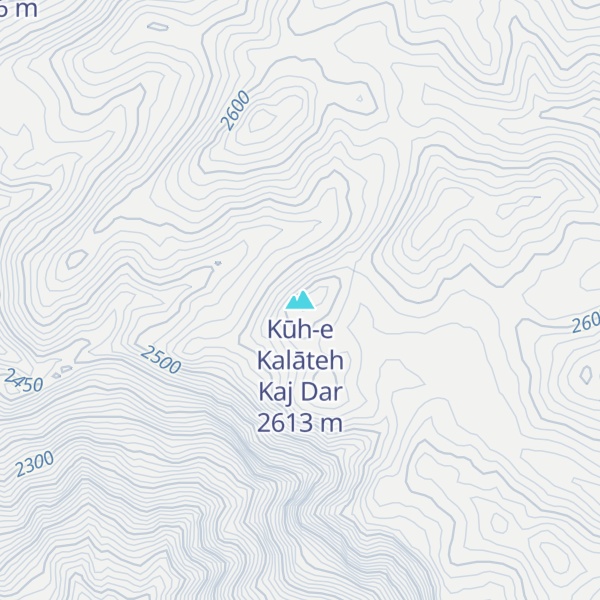 Map of Kūh-e Kalāteh Kaj Dar