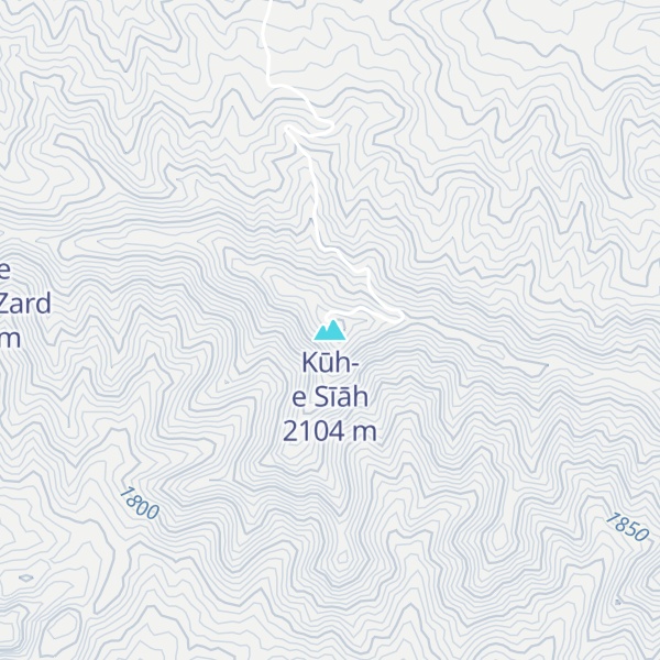 Map of Kūh-e Sīāh
